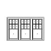 Hung Window
6-over-1
Unit Dimension 99" x 58"
1-3/16" TDL
